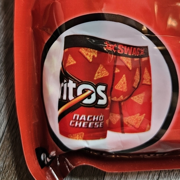 SWAG Snack Aisle Boxers Men's XL NEW Doritos Nacho Cheese Red - Picture 2 of 4